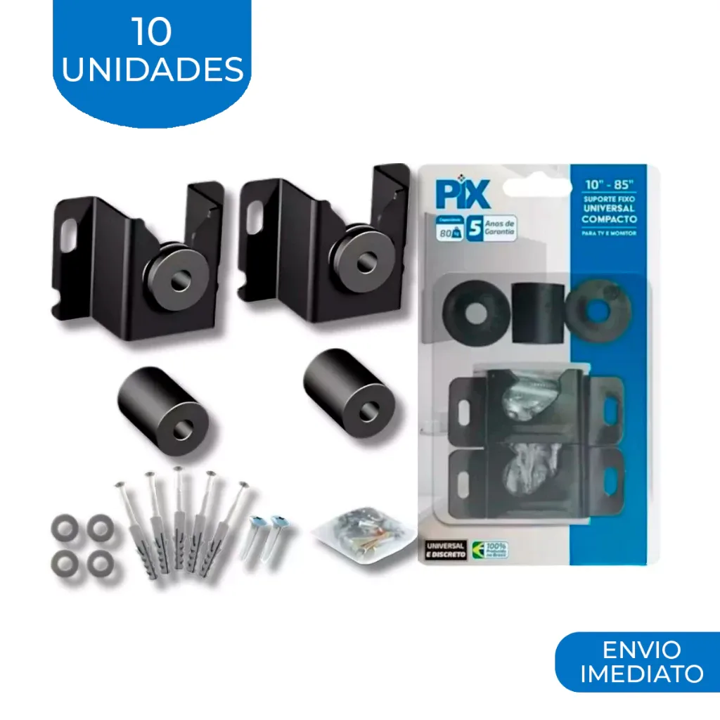Kit 10 Suportes Para TV